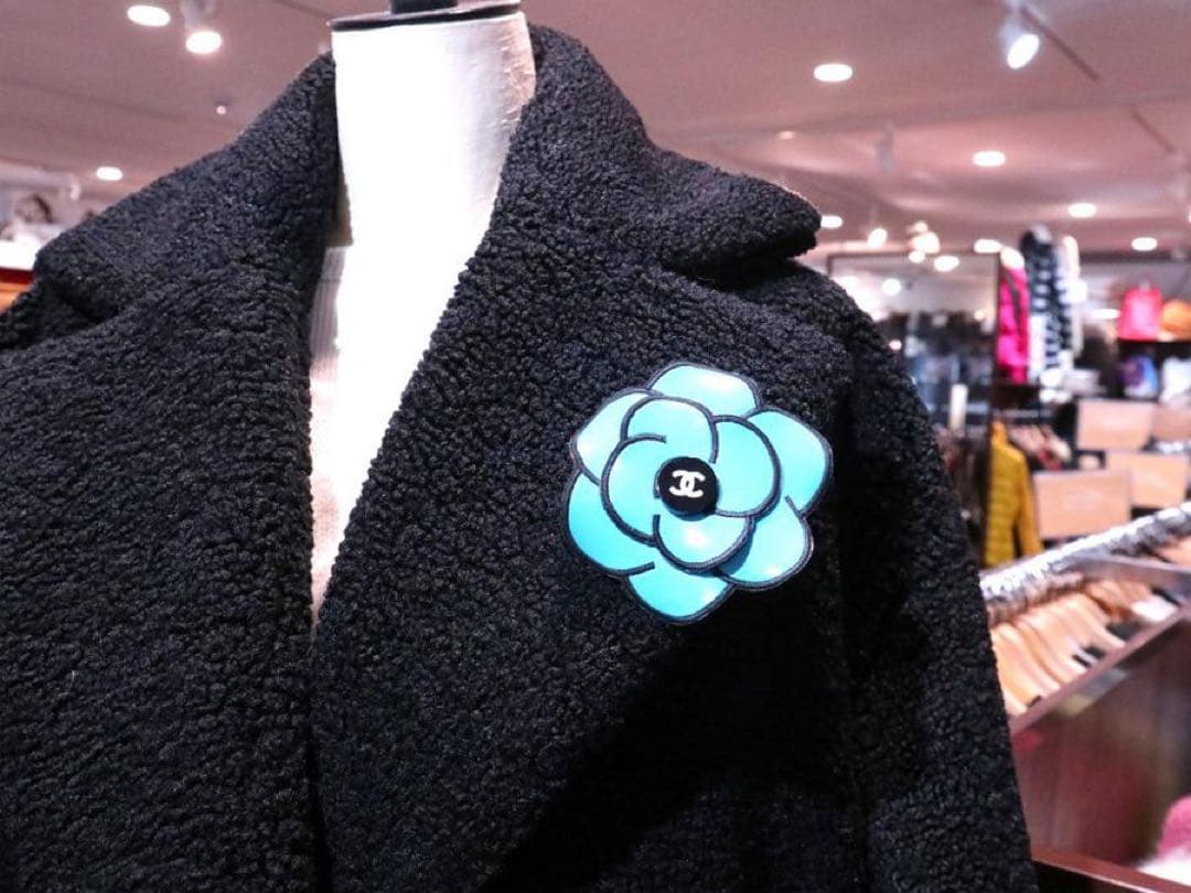 CHANEL シャネル ブローチ カメリア　ヘア　アクセ　超レア
