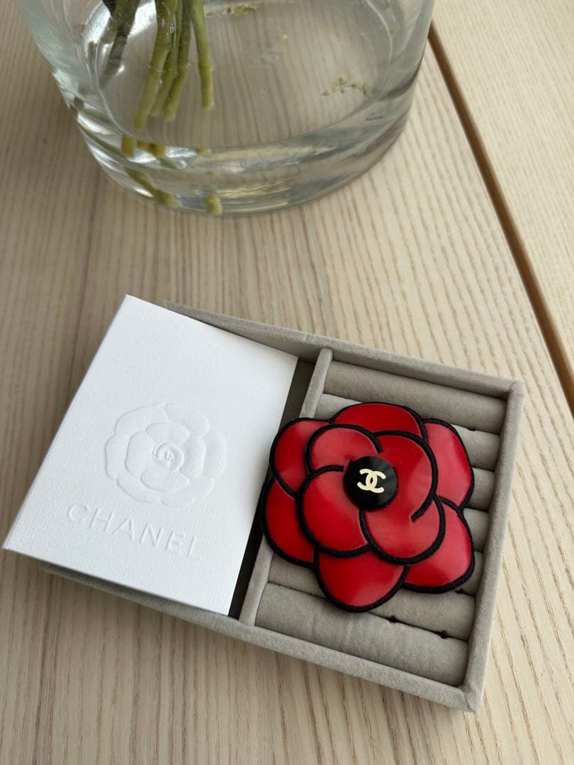CHANEL シャネル ブローチ カメリア　ヘア　アクセ　超レア