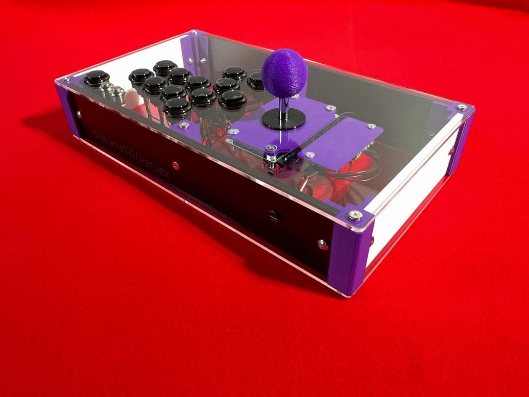 右手24mm仕様 アーケードコントローラー 鵤-ikaruga-