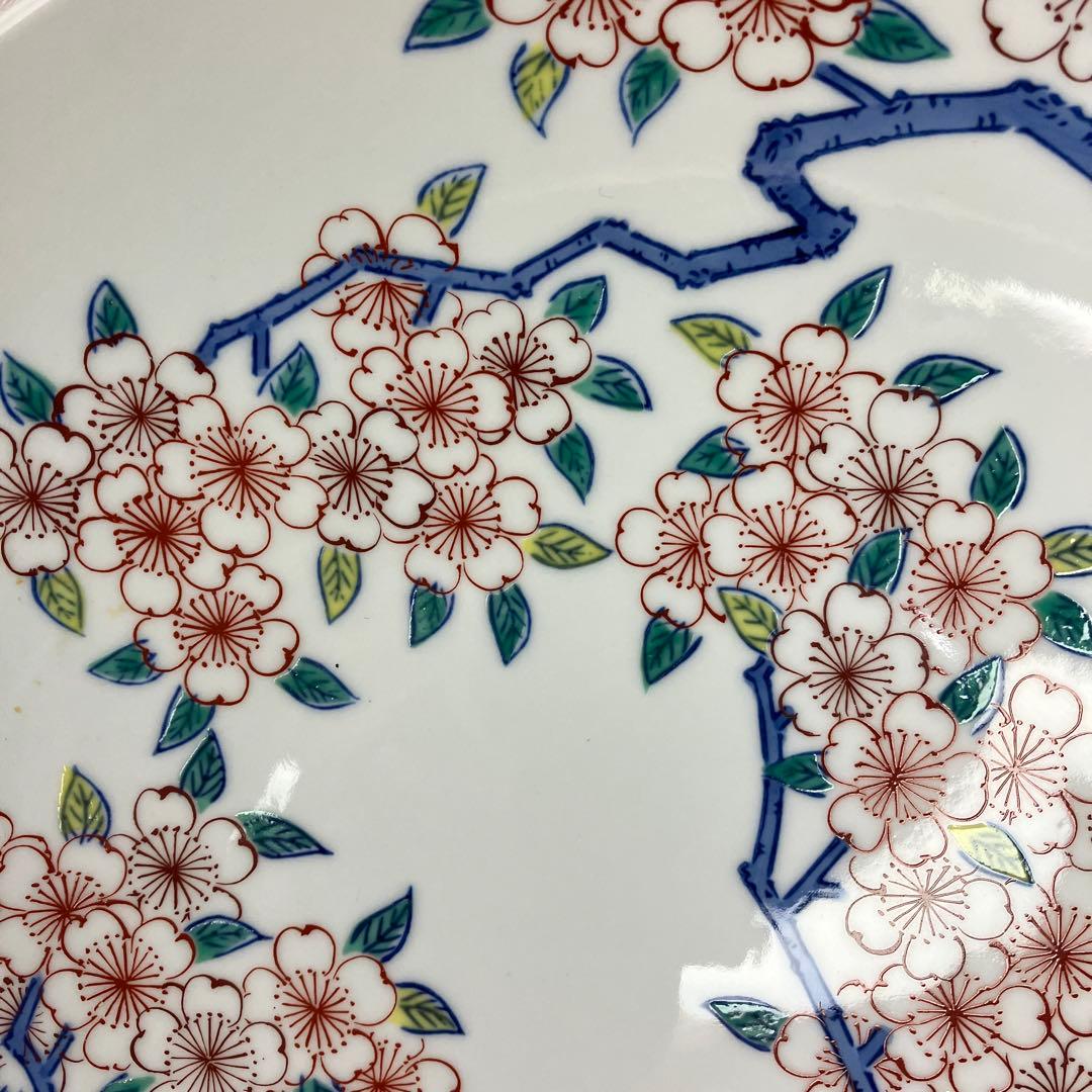 伊万里　鍋島　桜紋大皿