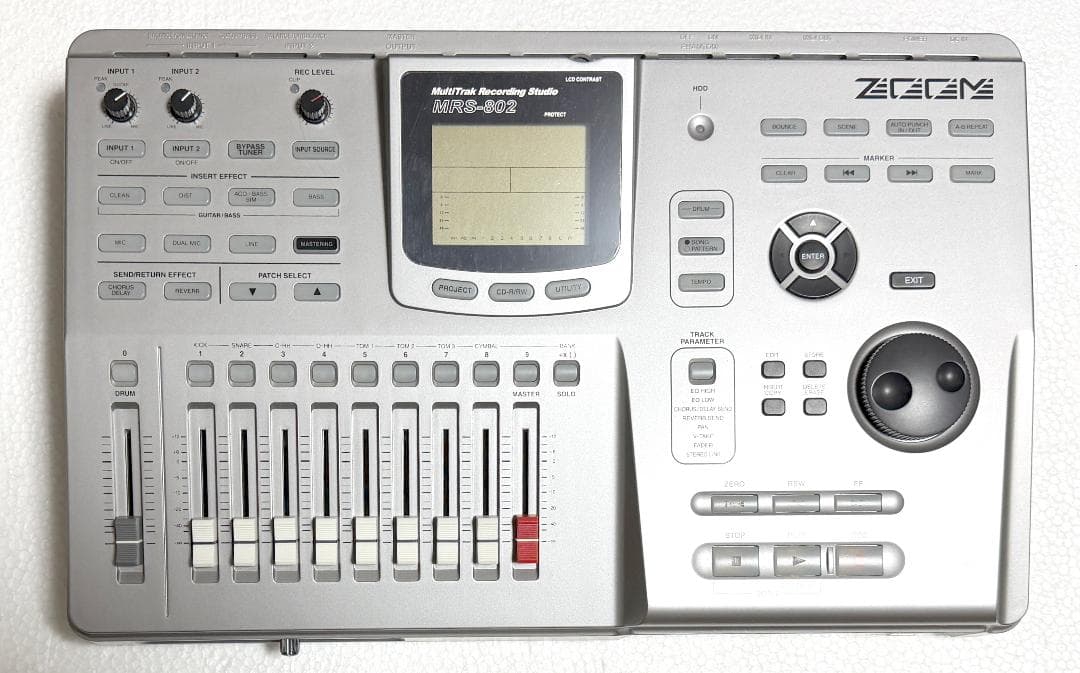 ZOOM MRS-802 CD-RW搭載 マルチトラックレコーダー 動作品