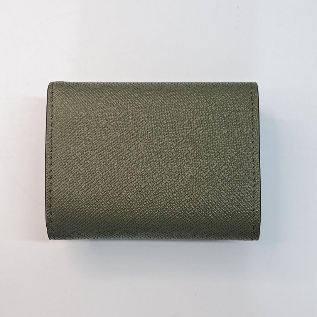 PRADA 三つ折り財布 コンパクトウォレット 2MN042 カーキ