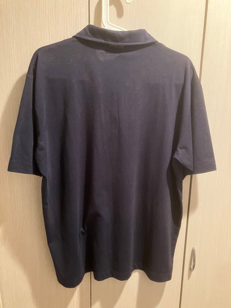 桐生一馬 　MONCLER ネイビー ポロシャツ