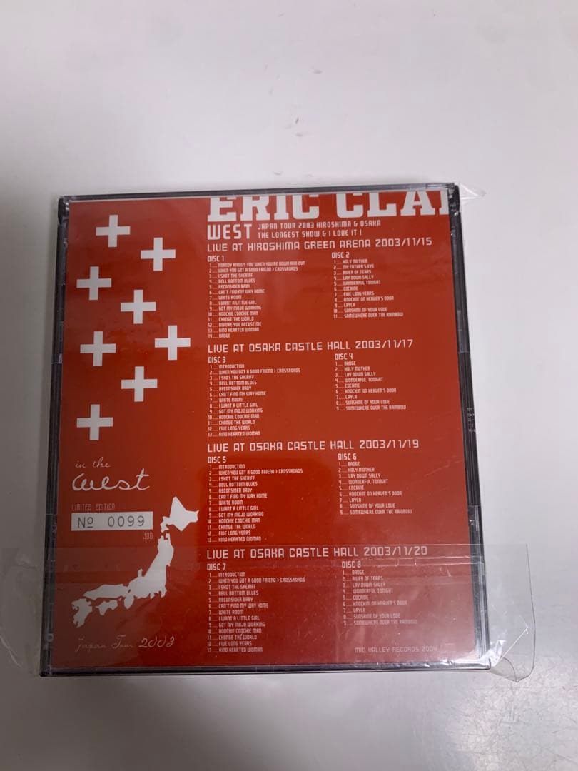 洋楽 Eric Clapton Japan 2003 In The West 8CD