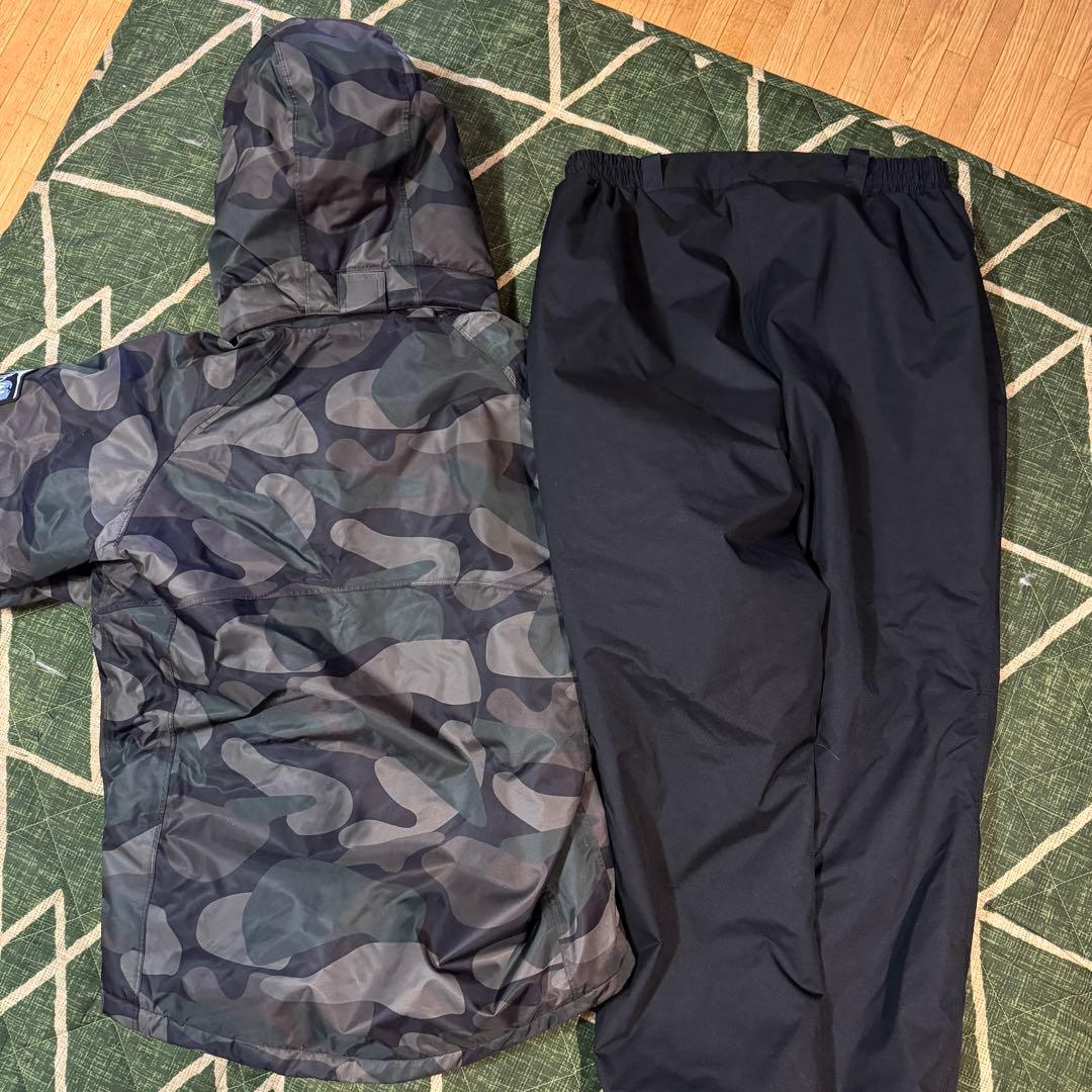 マズメ MAZUME 防寒フィッシングスーツ 上下セット 迷彩柄 XLサイズ