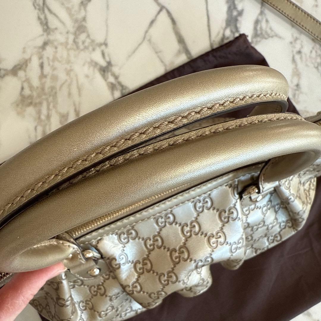 【極美品・チャームなし】GUCCIスーキー 2WAY グッチシマ 247902