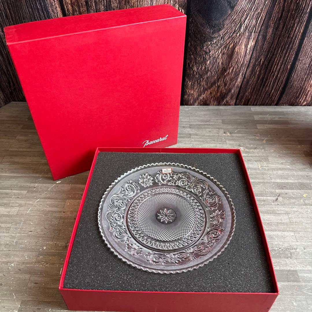 Baccarat バカラ プレート アラベスク 20cm 箱付