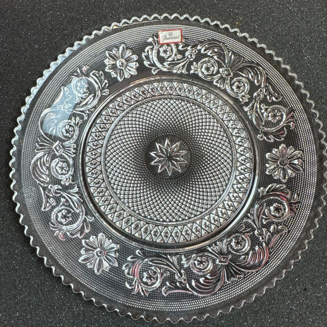 Baccarat バカラ プレート アラベスク 20cm 箱付