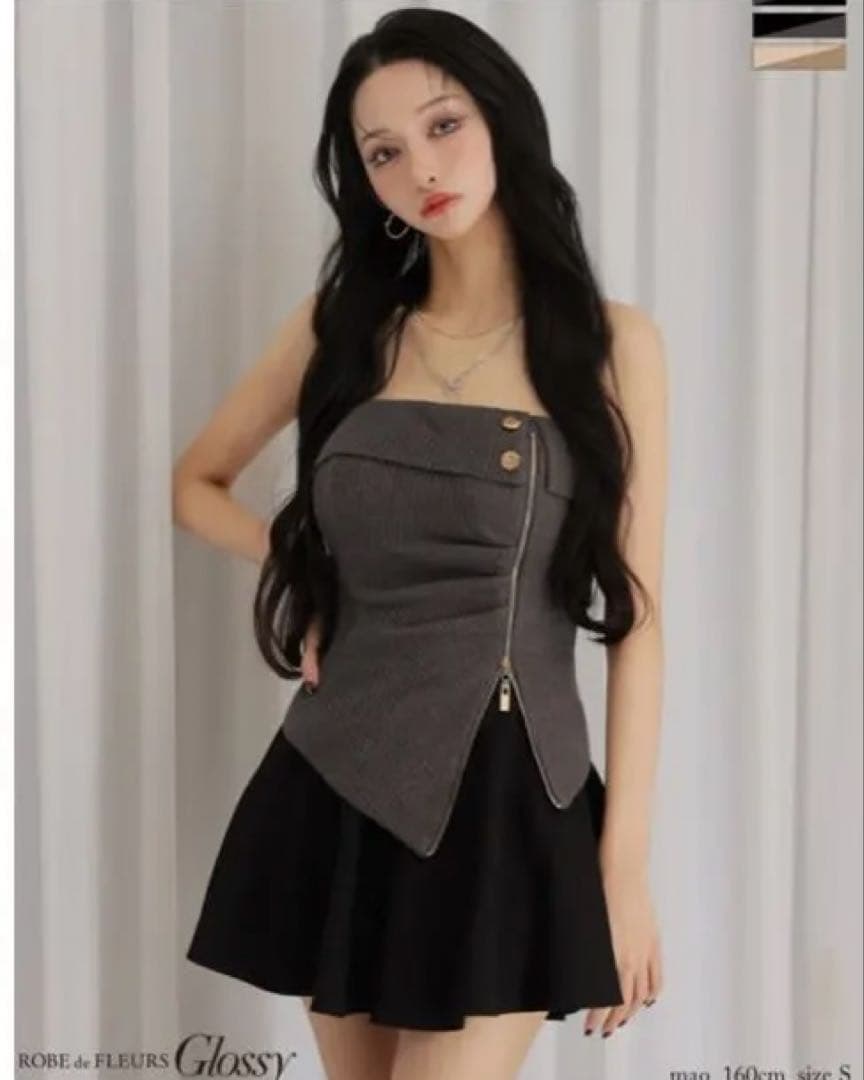 Glossy ROBE de FLEURS キャバドレス セットアップ