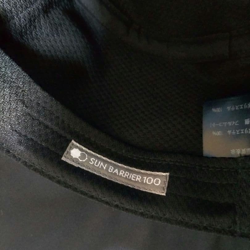 サンバリア100 ウィンドハット ブラック M