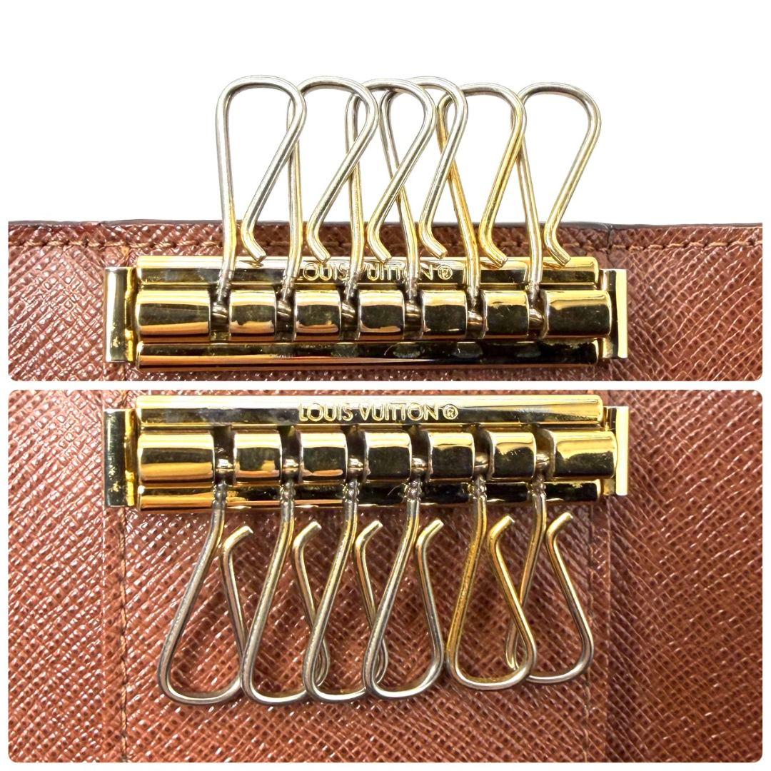 美品 ルイヴィトン モノグラム ミュルティクレ6 キーケース 鍵 key 6連