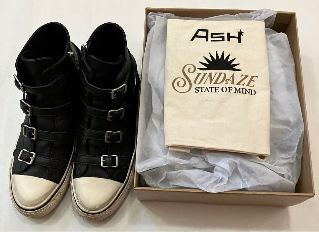ash VIRGIN ベルトハイカットスニーカー インヒール archive