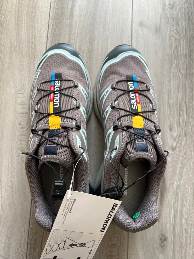 靴 salomon xt-6 plum kitten india ink