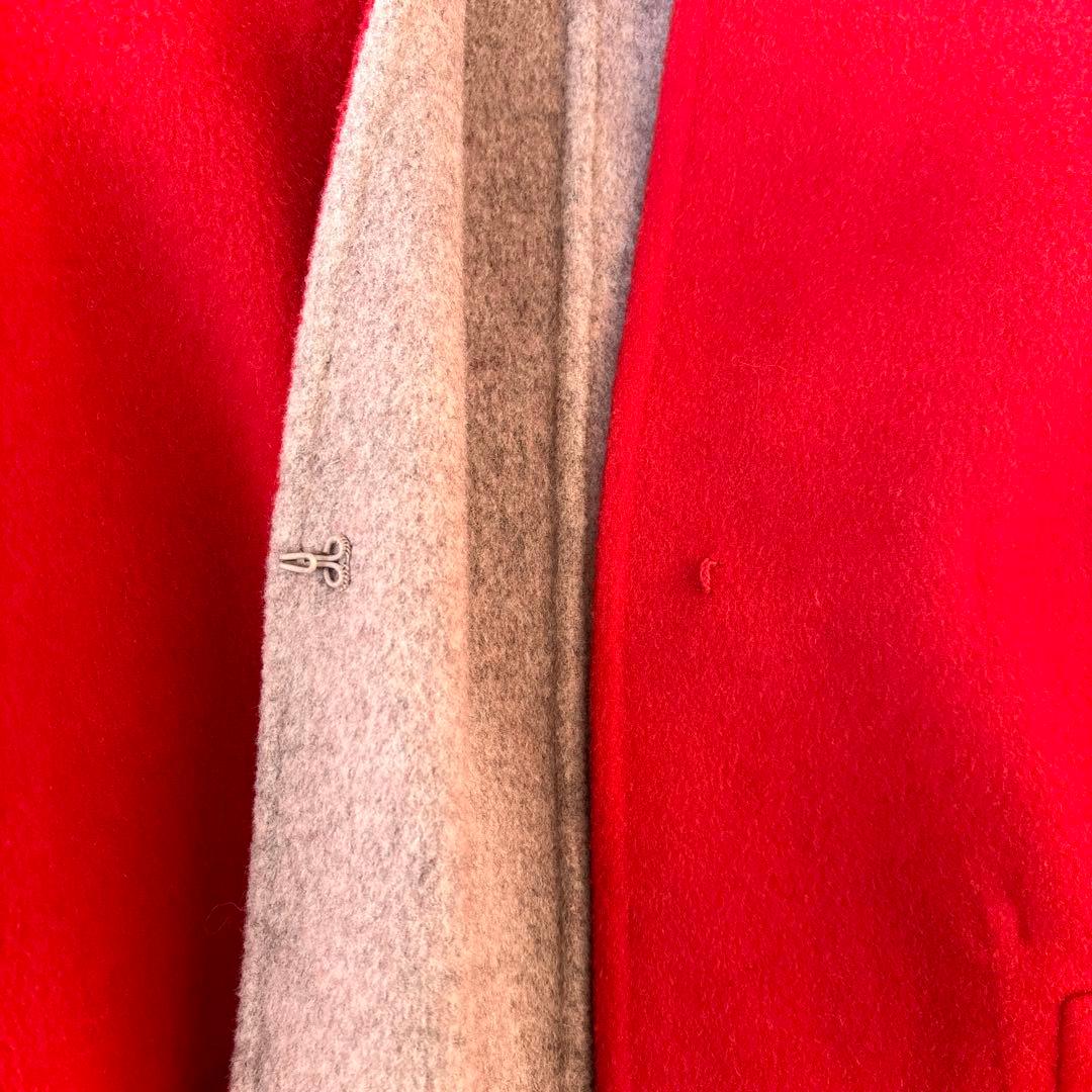 美品 ジュエルチェンジズ UA ウール リバーシブル ノーカラー リバーコート