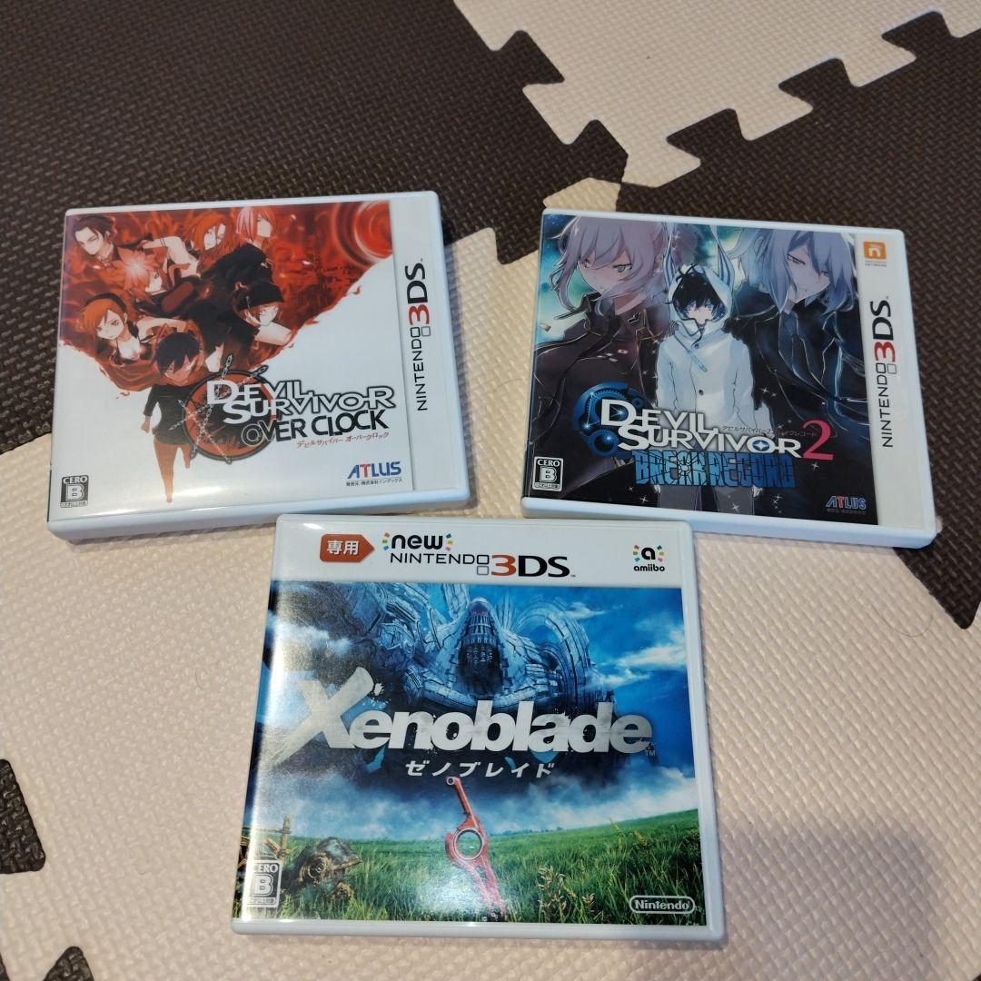 デビルサバイバー オーバークロック1&2 ゼノブレイド 3本セット