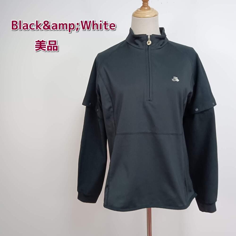 ✨美品✨ Black&White ブラック＆ホワイト ジャンバー スポーツウェア