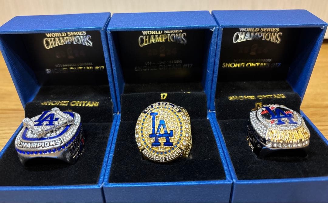 ⭐️優勝セール！！⭐️非売品⭐️大谷翔平リング3種類セット チャンピオンリング等セット