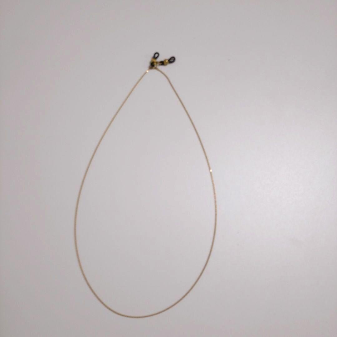 18金　メガネチェーン　チェーンネックレス