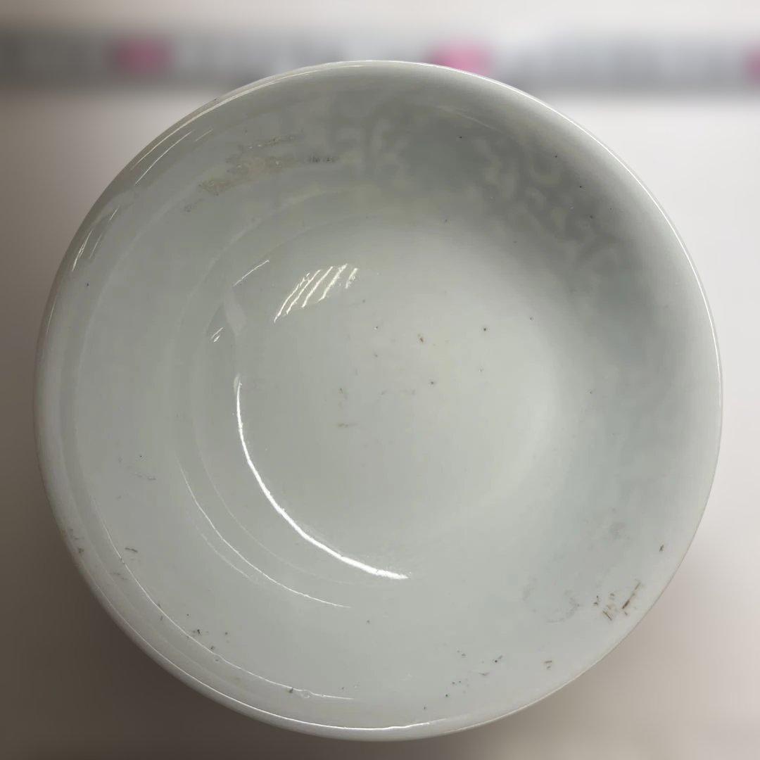 中国清時代　青花　唐草鉢　口径15cm 東K8-0202⑥ トヒオ
