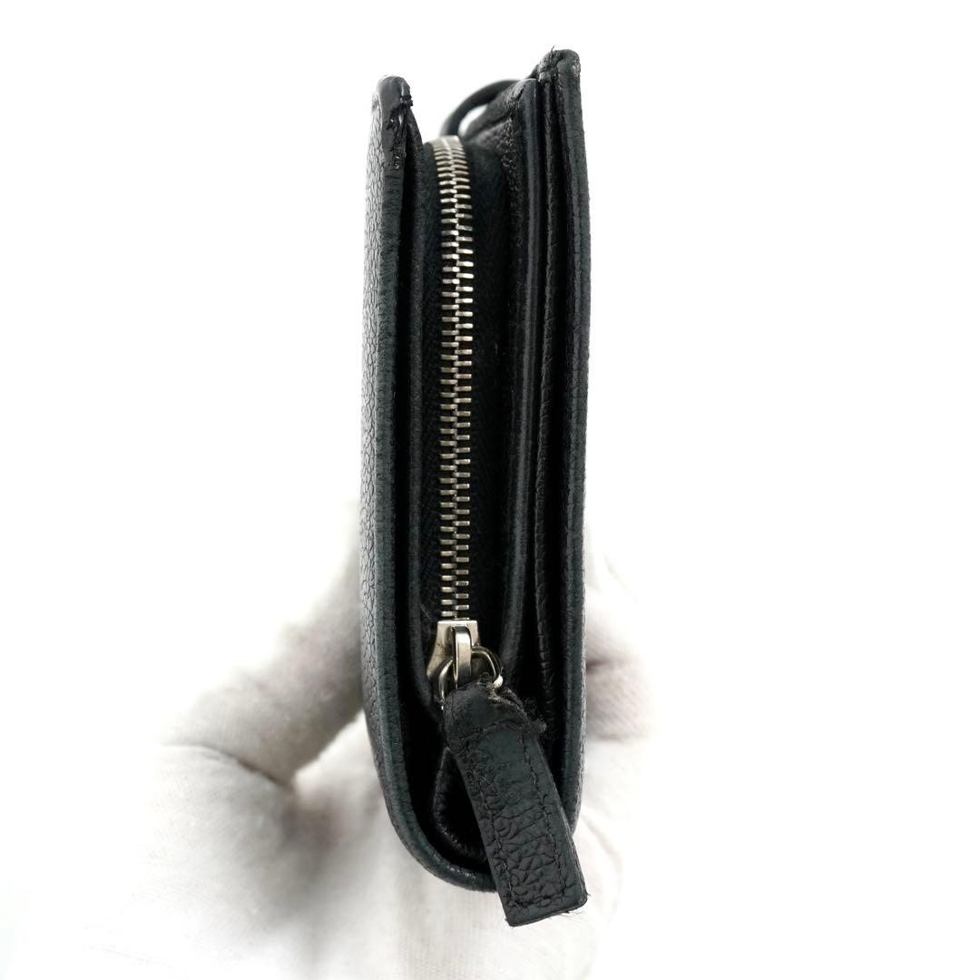 ✨美品✨　ブルガリ　二つ折り　ビーゼロワン　ロゴマニア　バイカラー　黒　赤