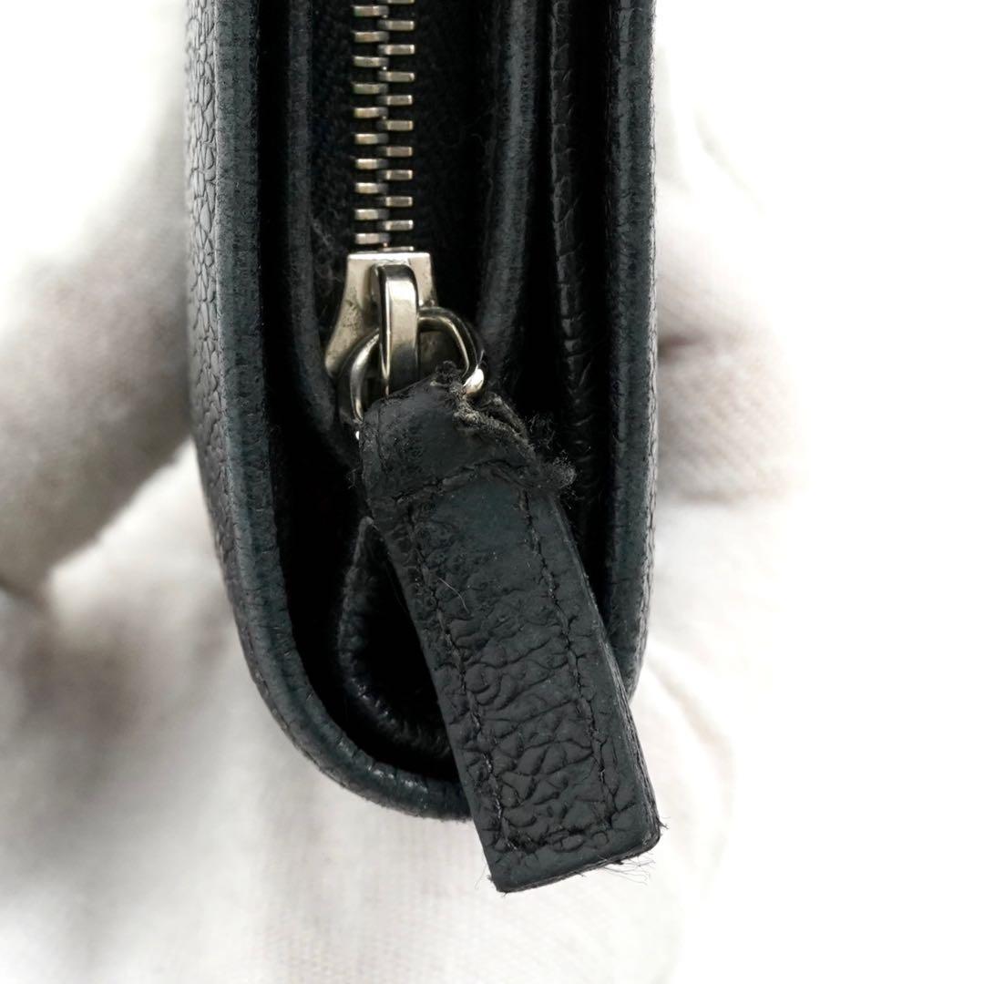 ✨美品✨　ブルガリ　二つ折り　ビーゼロワン　ロゴマニア　バイカラー　黒　赤