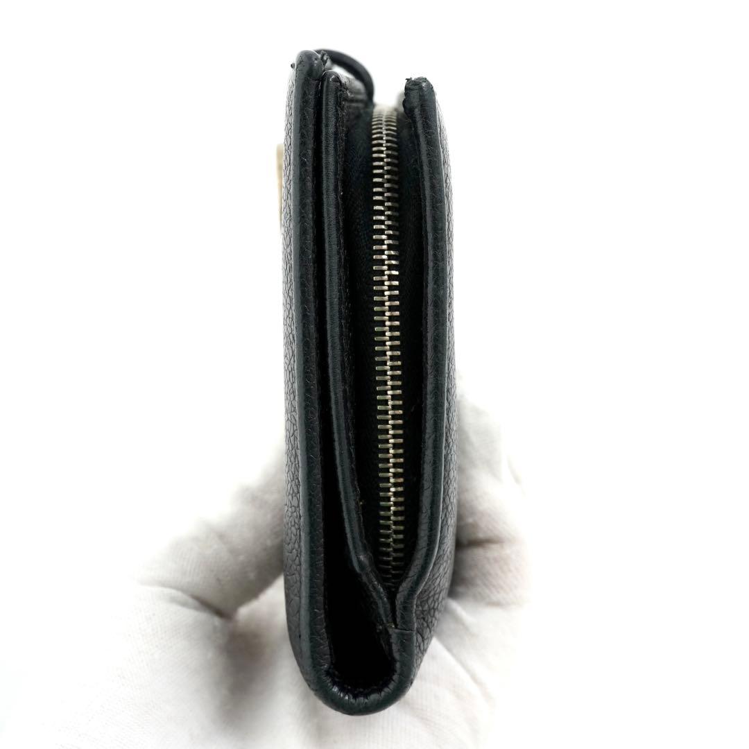 ✨美品✨　ブルガリ　二つ折り　ビーゼロワン　ロゴマニア　バイカラー　黒　赤