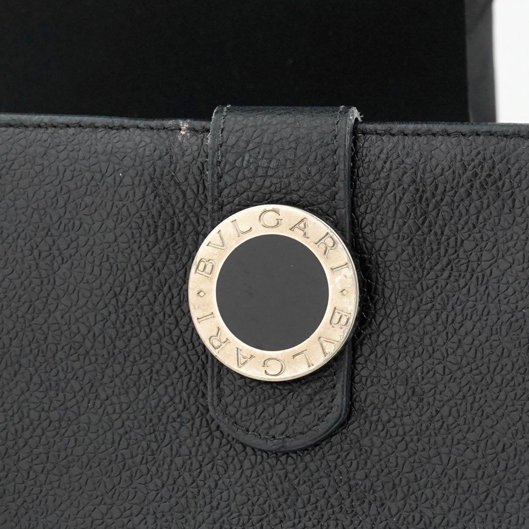 ✨美品✨　ブルガリ　二つ折り　ビーゼロワン　ロゴマニア　バイカラー　黒　赤