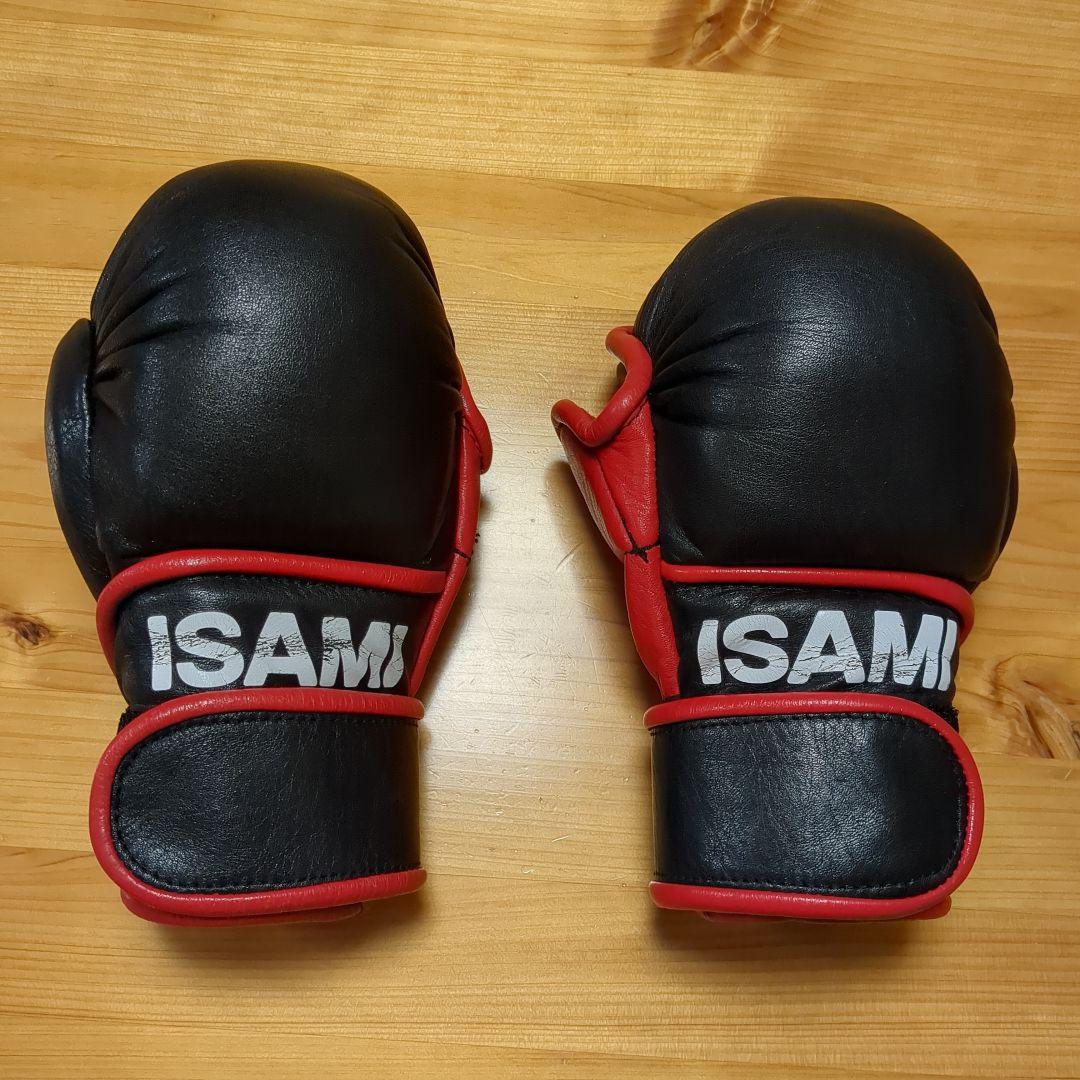 ISAMI バウンドグローブ　黒赤