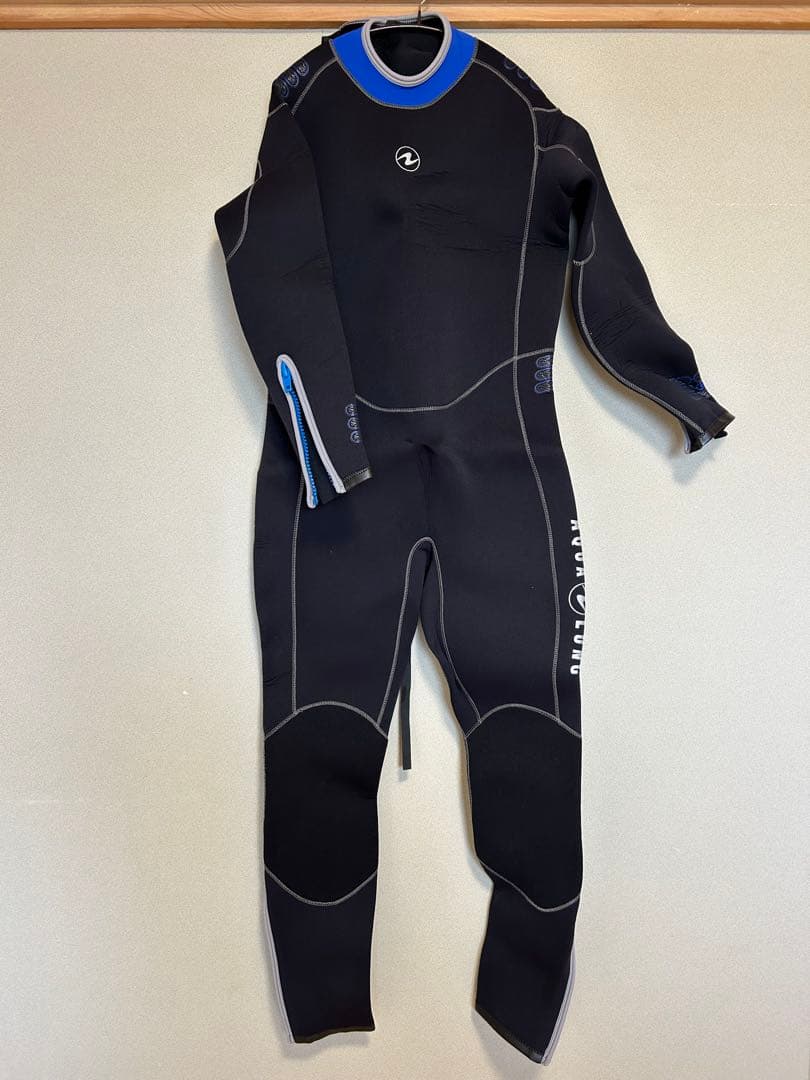 【美品】アクアラング 5.5mm ウェットスーツ メンズ XLサイズ 3点セット