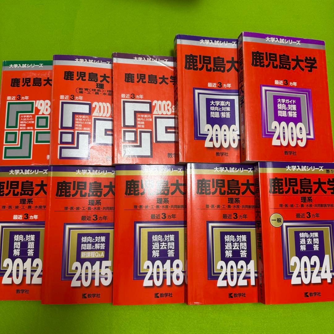 赤本　鹿児島大学　理系　前期日程　1995年～2023年 29年分