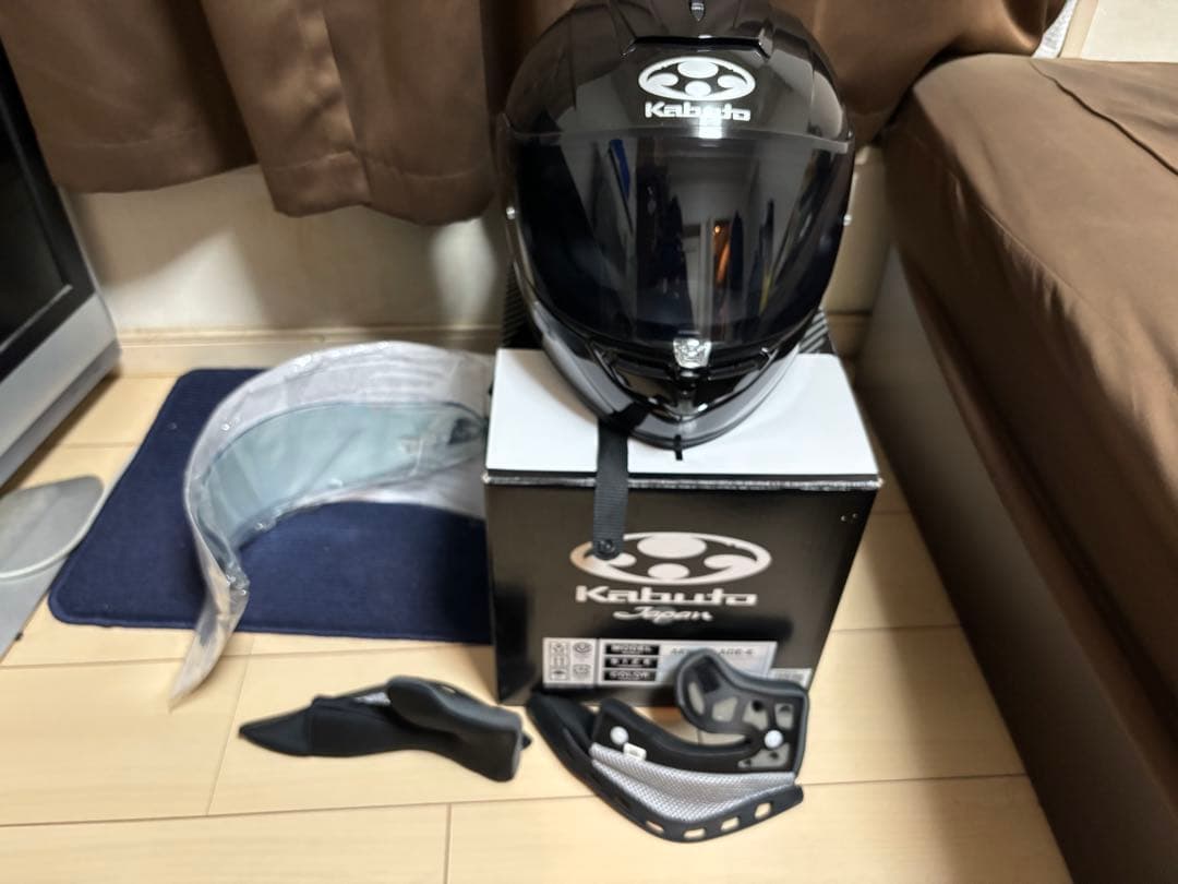 Kabuto Aeroblade-6 Lサイズ ブラックメタリック