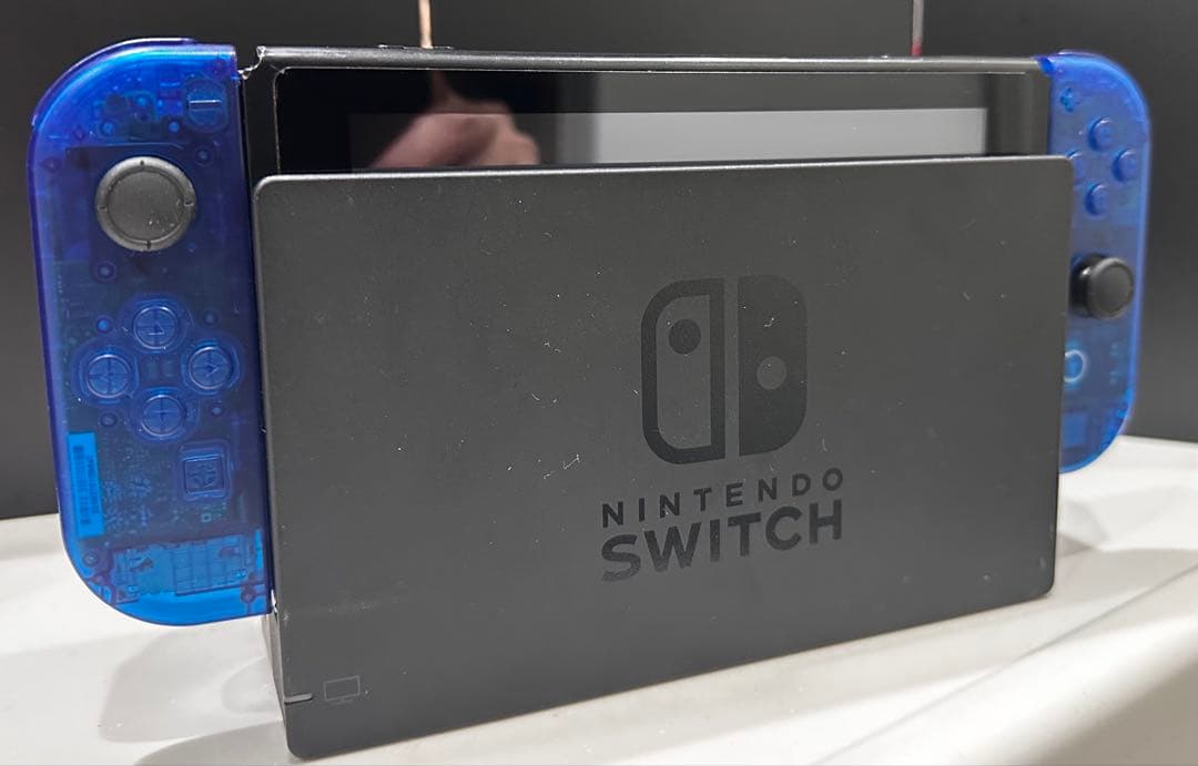 任天堂 Switch フルセット すぐ遊べる カスタムブルー 整備済み
