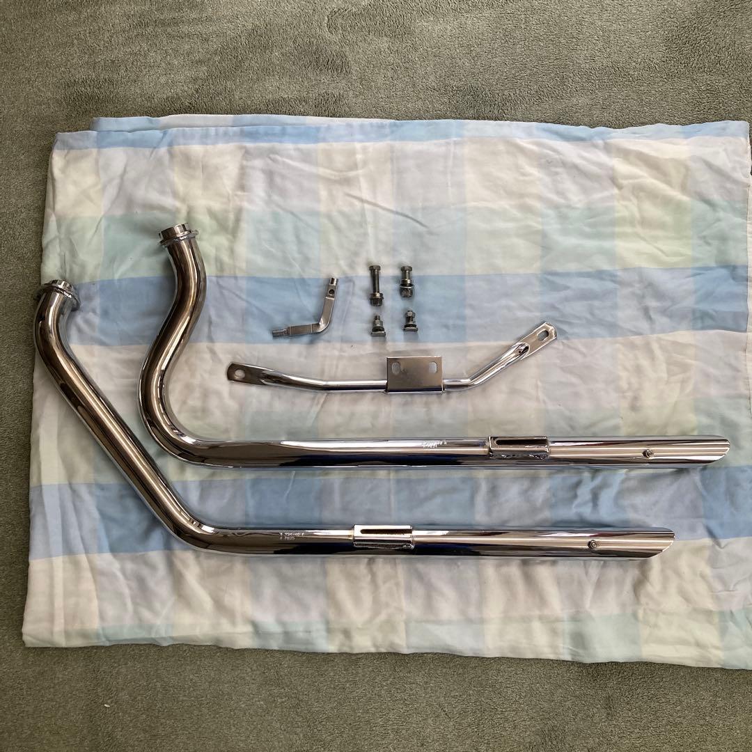 パウコ ドラッグパイプ40インチ70-84FL 4点セット ショベル ハーレー