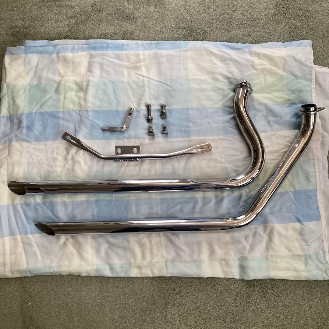 パウコ ドラッグパイプ40インチ70-84FL 4点セット ショベル ハーレー