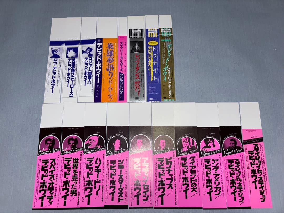 David Bowie ディスクユニオン 帯 デヴィッド ボウイ DU特典