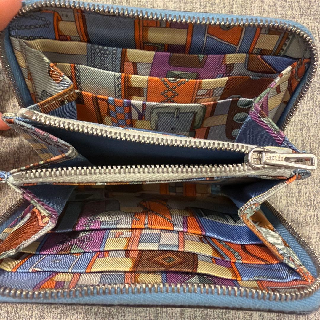 エルメス　アザップシルクインコンパクト　ブルーパラダイス