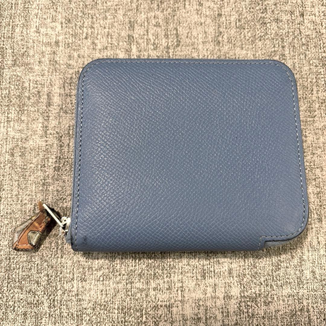 エルメス　アザップシルクインコンパクト　ブルーパラダイス