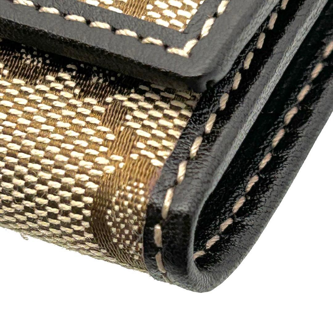 GUCCI キーケース GGキャンバス レザー ハート インターロッキング