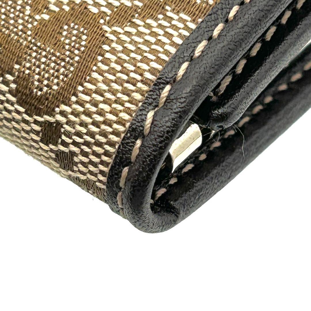 GUCCI キーケース GGキャンバス レザー ハート インターロッキング