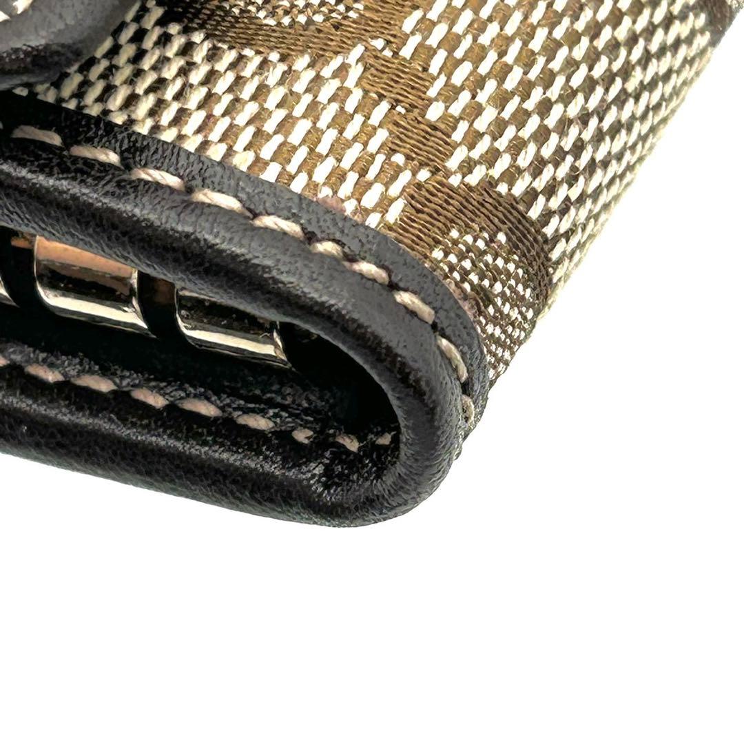 GUCCI キーケース GGキャンバス レザー ハート インターロッキング