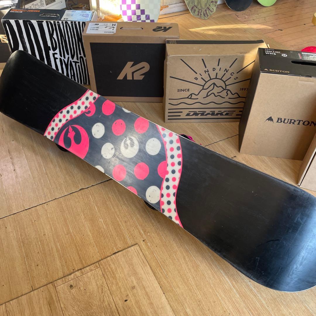 RICE28×FLUX　良質国産　スノーボードセット　OGASAKA製　バイン付