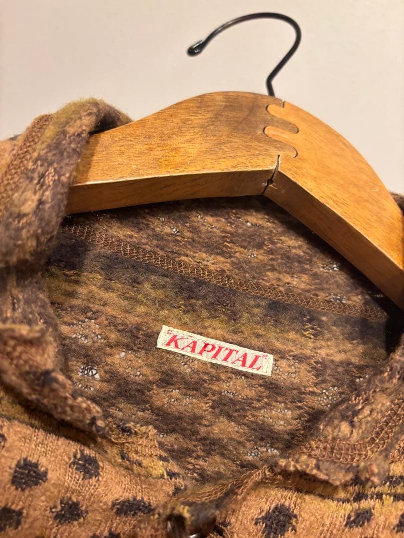 KAPITAL クバアフリカン柄　ニットジャケット　キャピタル