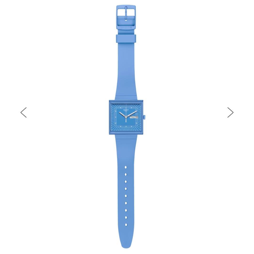 スウォッチ swatch WHAT IF…SKY? SO34S700 四角い時計
