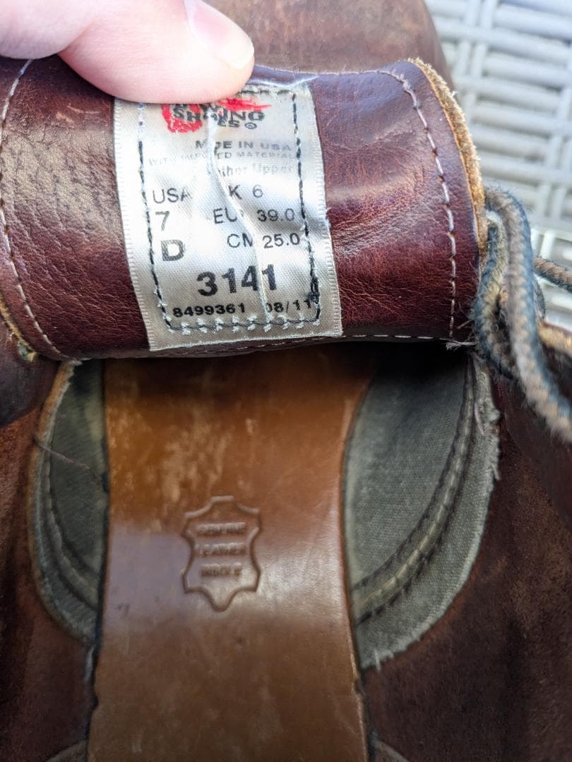 【25cm】REDWING WORK CHUKKA 3145