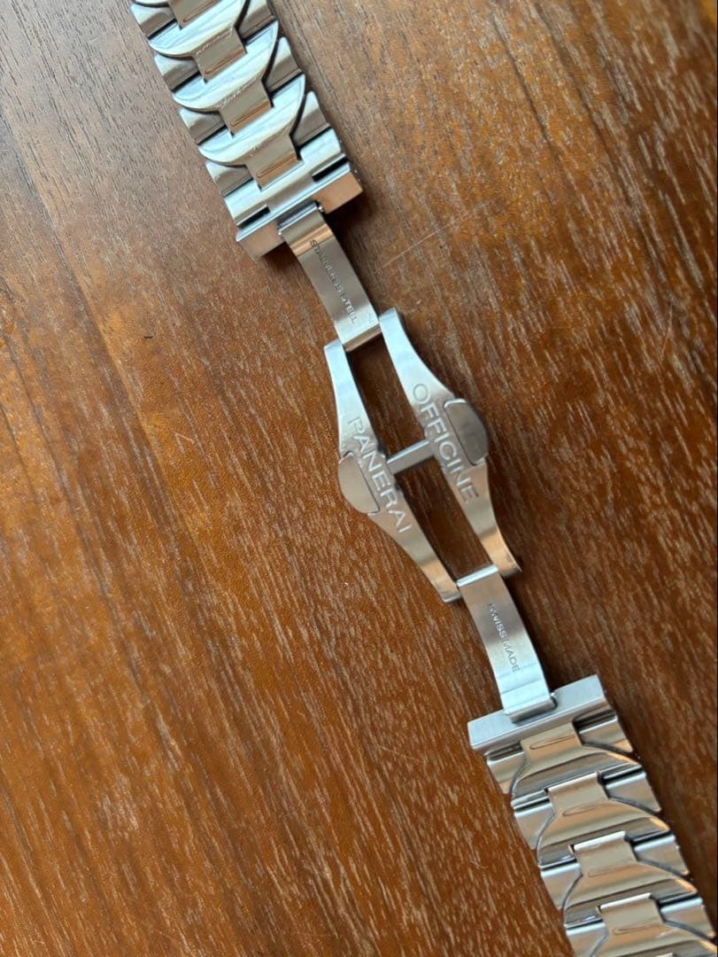 パネライ　純正SSブレス　メンズ時計ベルト