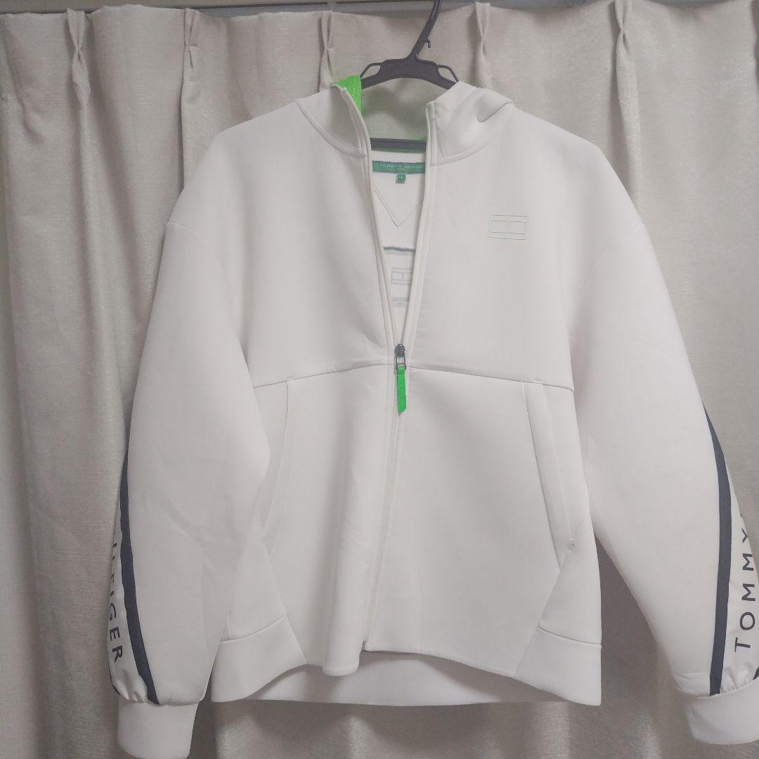 トミーヒルフィガー　ゴルフ　白パーカー　 Hilfi