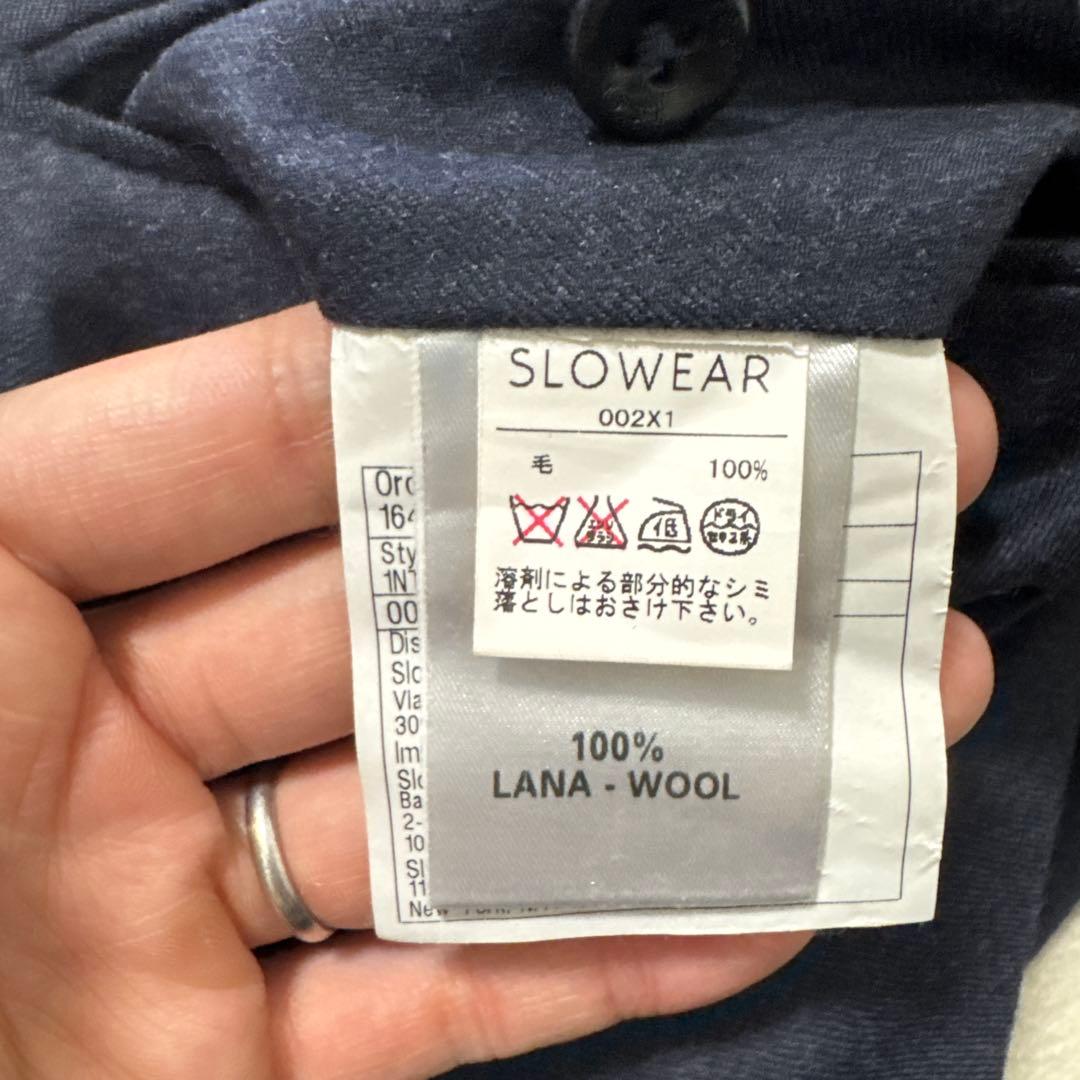 99 極美品　秋冬　インコテックス　スラックス　ネイビー　44 S