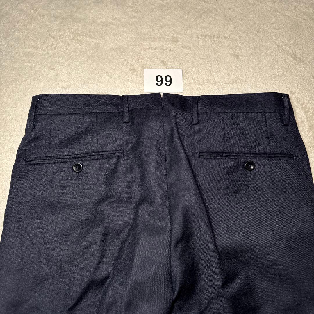 99 極美品　秋冬　インコテックス　スラックス　ネイビー　44 S