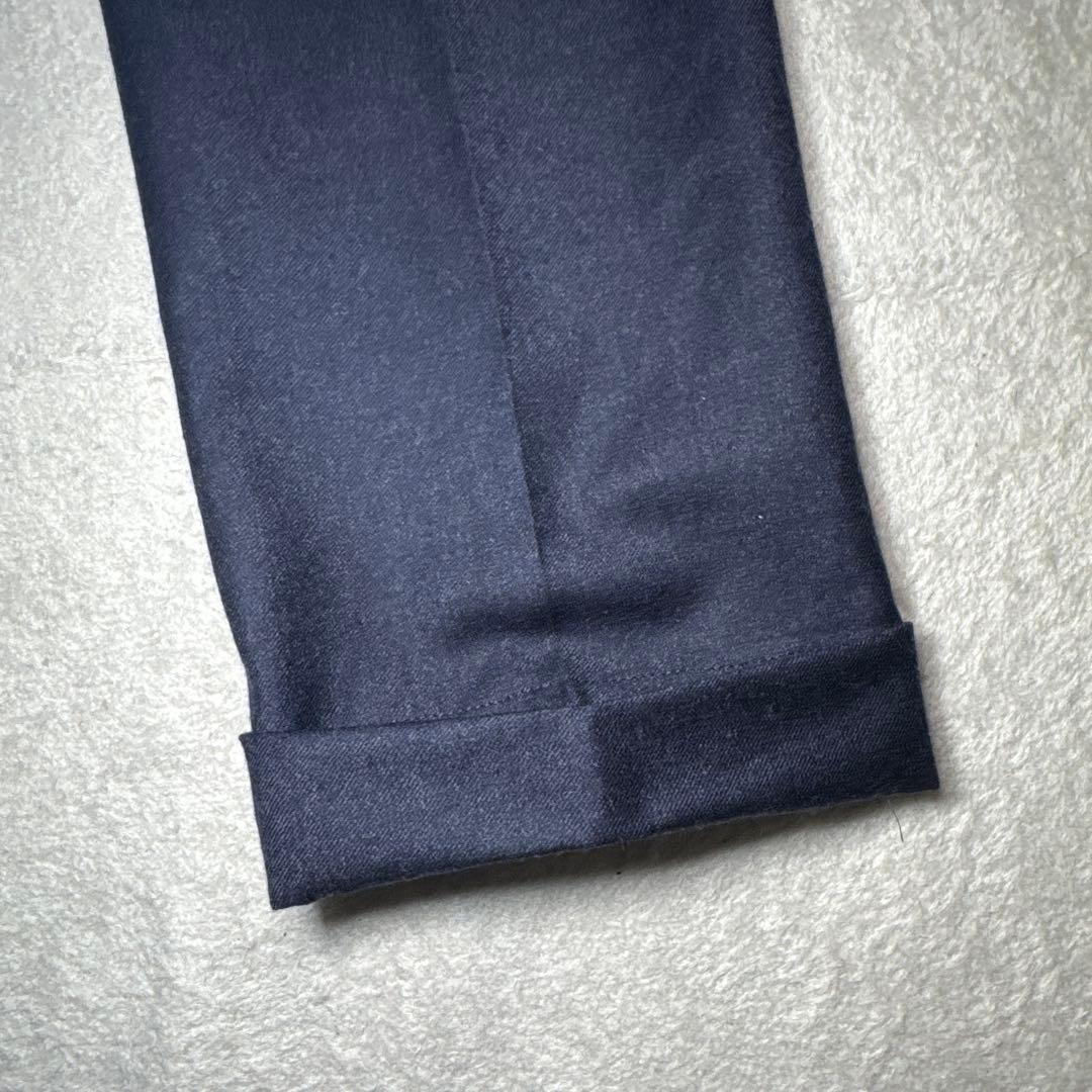 99 極美品　秋冬　インコテックス　スラックス　ネイビー　44 S