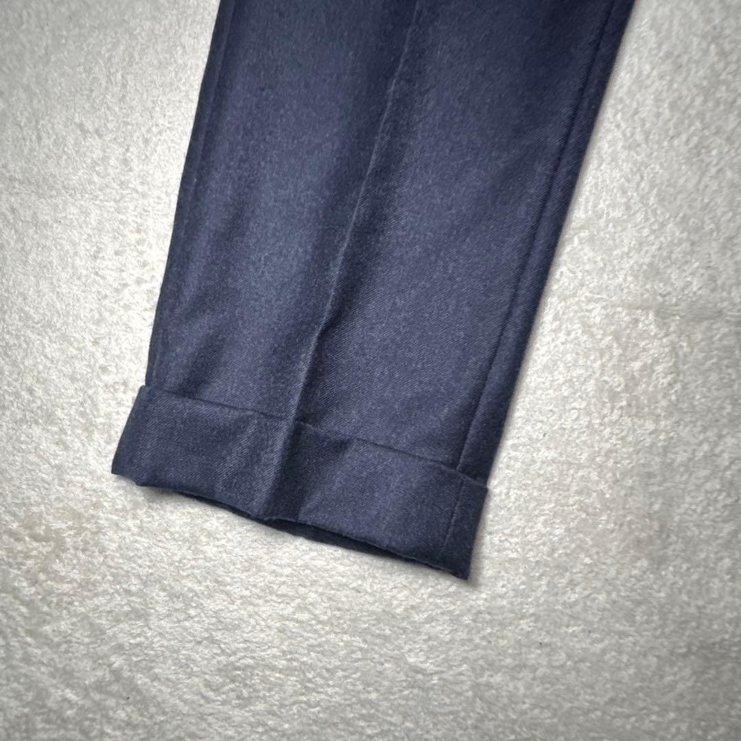 99 極美品　秋冬　インコテックス　スラックス　ネイビー　44 S